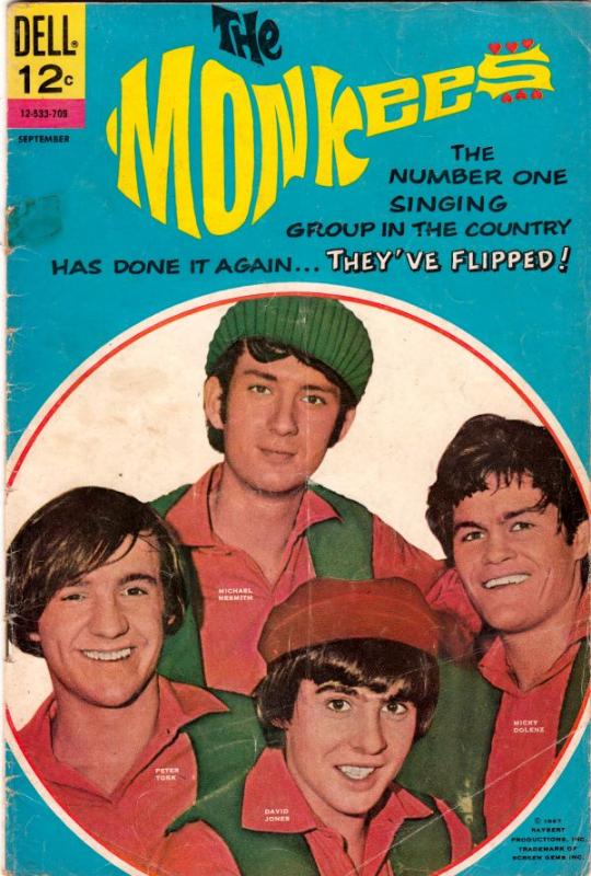 Monkees, The #4 (Sep-67) VG Affordable-Grade The Monkees (Peter Tork, David J...