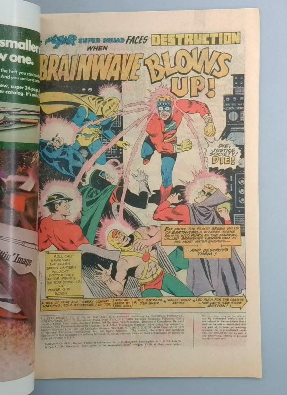 All-Star Comics #59 FN 2nd Power Girl DC 1976 SN1