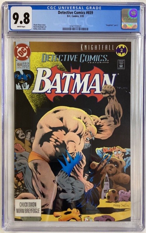 Detective Comics #659 - CGC 9.8 - DC - 1993 - Knightfall!