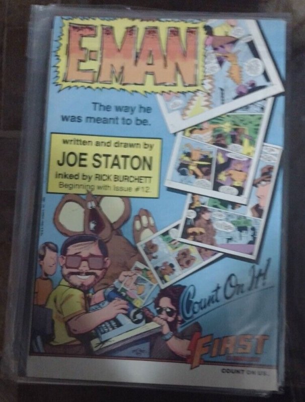 JON SABLE FREELANCE # 10 1984 FIRST COMICS MIKE GRELL