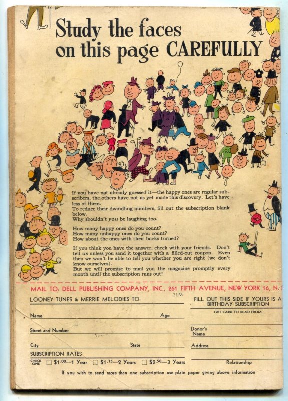 Looney Tunes #89  1949 - Dell  -VG - Comic Book