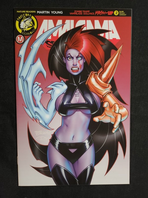 Amalgama Space Zombie 2PC #2 - Bill McKay Regular + Risque Variants (9.2ob) 2020