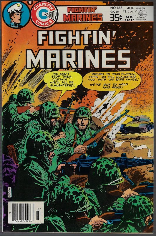 Fightin' Marines #138 (Charlton, 1978) VF/NM