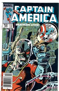 Captain America #286  Deathlok Newsstand  VF