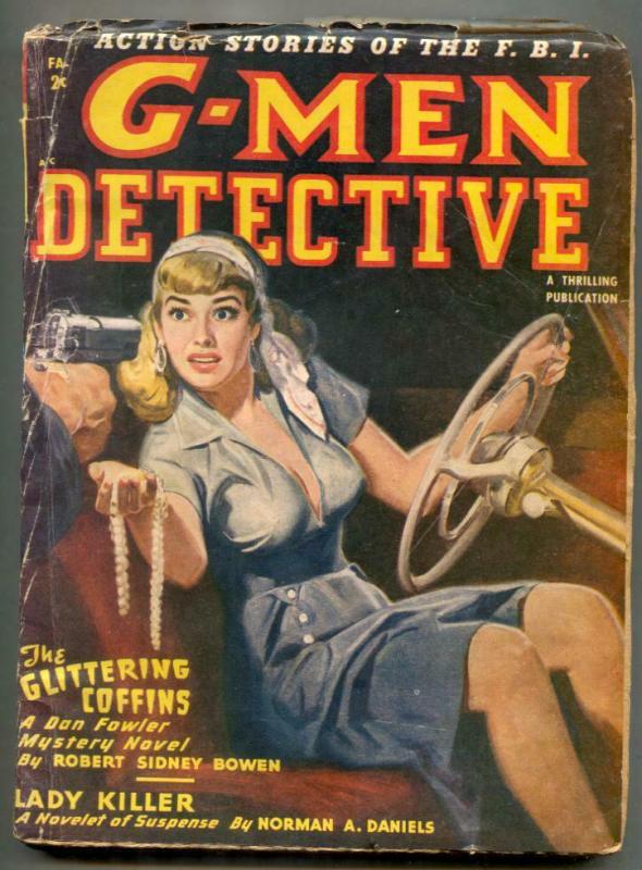 G-Men Detective Pulp Fall 1949- Glittering Coffins G