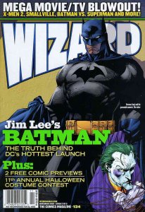 Wizard: The Comics Magazine #134B FN ; Wizard | Jim Lee Batman