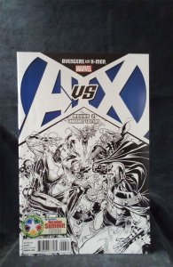 Avengers Vs. X-Men #2 DCD Summit 2012 Sketch Cover 2012 Marvel Comics Comic Book