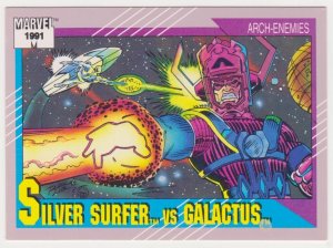 1991 Marvel Universe #94 Silver Surfer vs Galactus
