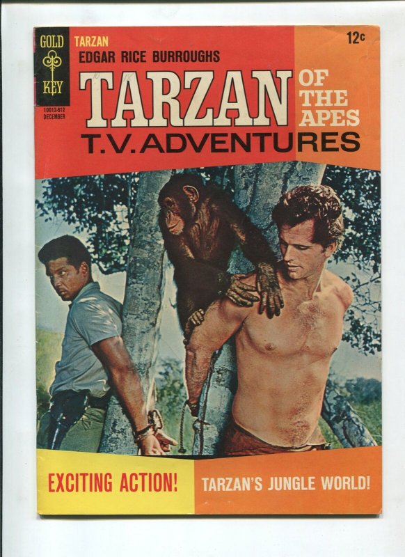 TARZAN #162 1966-GOLD KEY-EDGAR RICE BURROUGHS-VF