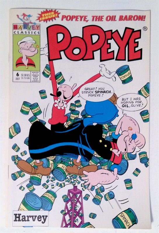 Popeye #6 (July 1994, Harvey) 6.0 FN