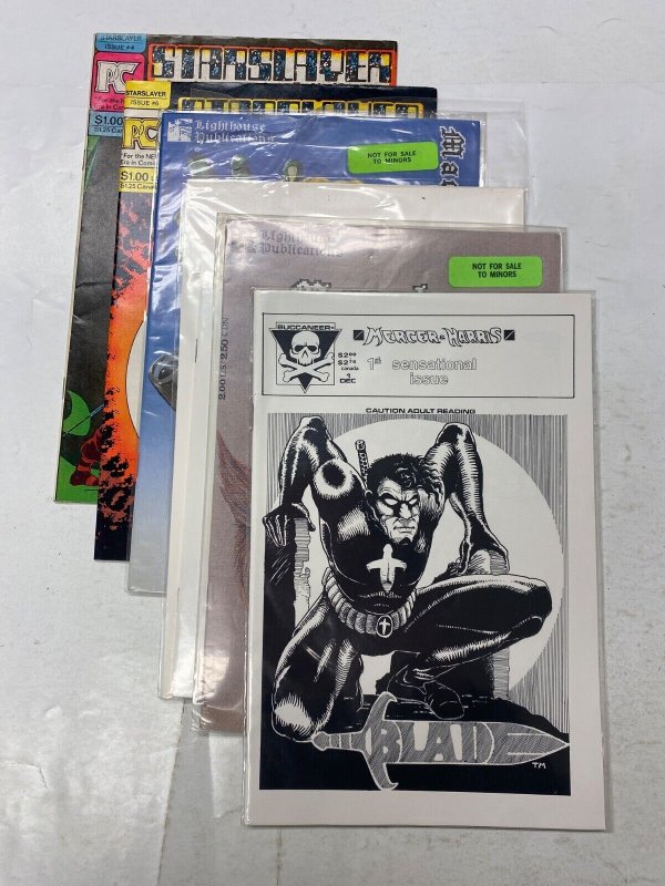 6 PACIFIC comic books Starslayer #4 6 Macabre #1 2 Sky Zero Blade 11 KM41