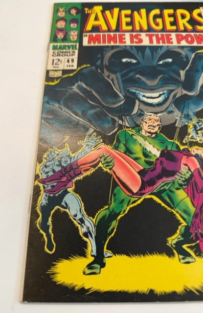 The Avengers #49 (1968)magnetos traps quicksilver/scarlet twitch