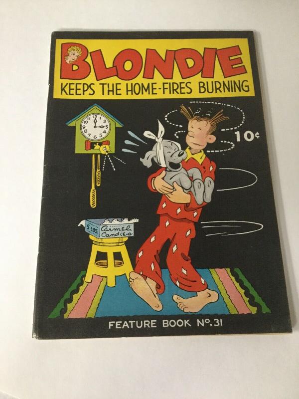 Feature Book 31 Blondie Keeps The Home Vf Very Fine 8.0 King Features GA