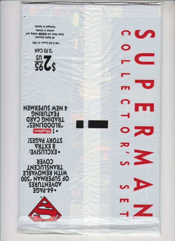 SUPERMAN #500 BACK FROM THE DEAD 1993 DC / STILL SEALED