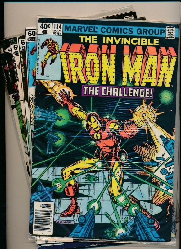 Marvel Comics Large LOT!! IRON MAN (see scans for issue #'s) FINE  (PF875)