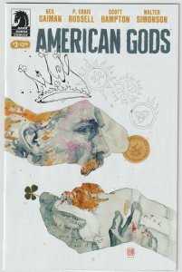 American Gods #3 (May 2017, Dark Horse), VFN-NM condition (9.0)