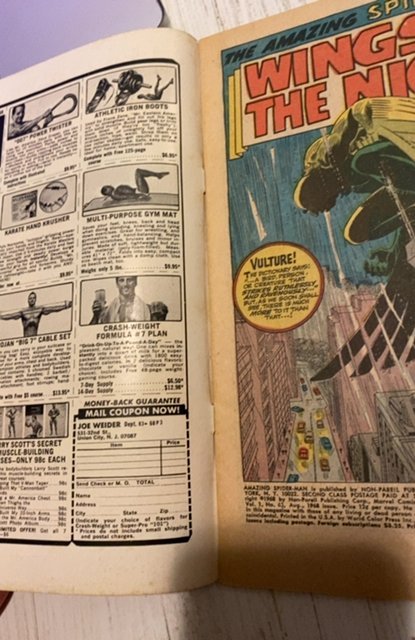 The Amazing Spider-Man #63 (1968)wings in the night vulture
