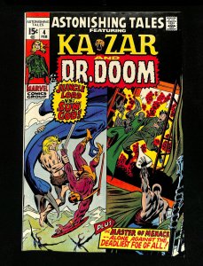 Astonishing Tales #4 Ka-Zar Doctor Doom!