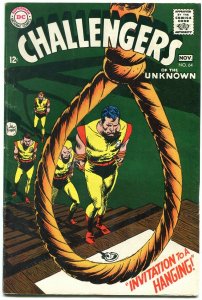 CHALLENGERS OF THE UNKNOWN #64 1968-DC-- KIRBY & KUBERT VG/FN