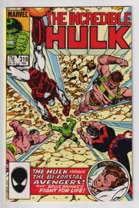 The Incredible Hulk #316 (1986) Hulk