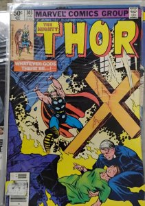 THOR # 303 1980 MARVEL  asgard odin  whatever gods there be