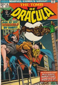 The Tomb Of Dracula # 18 FN/VF Marvel 1974 Werewolf By Night Appearance