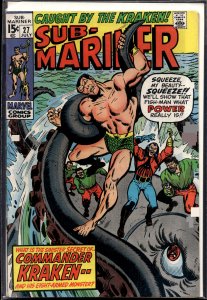 Sub-Mariner #27 (1970) Namor the Sub-Mariner