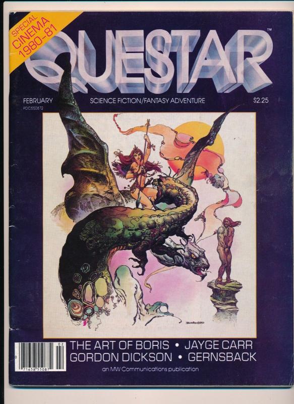 MW QUESTAR #11 Sci-Fi Magazine 1981, Boris (HX933) 