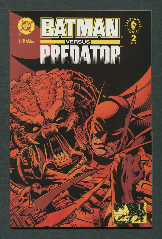 Batman vs Predator #2 / 9.6 NM+  Newsstand  January 1992