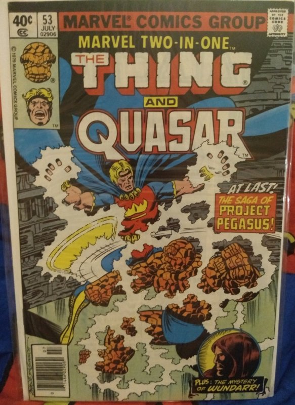 Marvel Two - In - One : The Thing and Quasar #53 VF