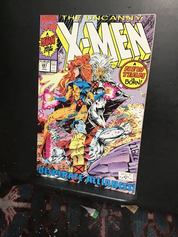 Z The Uncanny X-Men #281 (1991) Wilce Portecio art! New team! Sentinels! NM- Wow