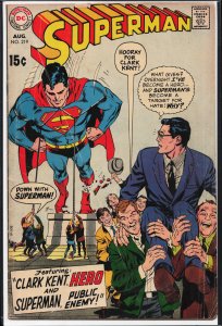 Superman #219 (1969) Superman