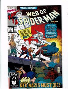 Lot of 5 Web of Spider-Man Marvel Comic Books #72 73 74 75 76 AH6