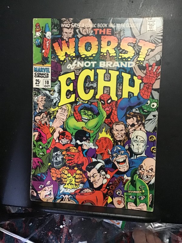 Not Brand Echh #10 (1968) giant size key! heroes, villains! Mid high grade FN/VF