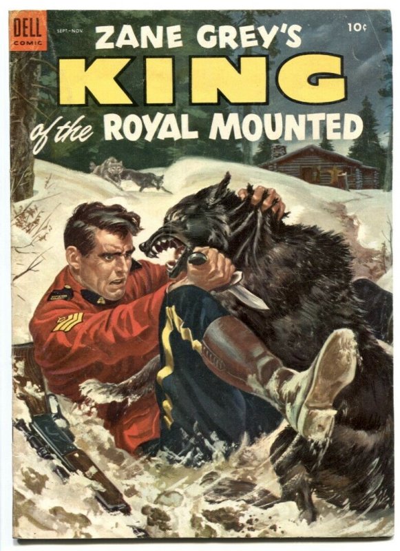 King of The Royal Mounted  #13 1953- Dell comics VG+