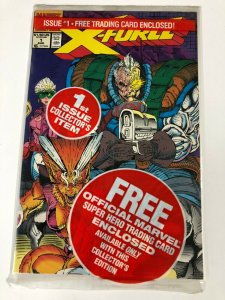 X FORCE 1 polybagged W/DEADPOOL CARD - reverse white variant UNCIRCULATED