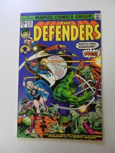 The Defenders #29 (1975) FN- condition subscription fold