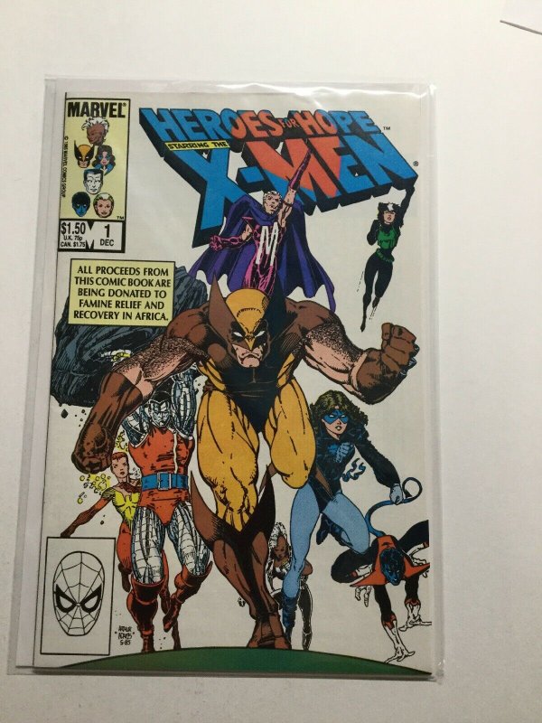 Heroes For Hope 1 Very Fine/ Near Mint Vf/ Nm 9.0 Marvel