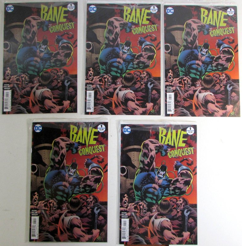 2017 Bane Conquest Lot of 5 #1 b x5 DC Comics NM Variant 1st Print Comic Books