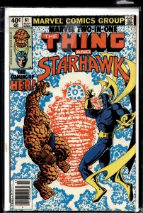 Marvel Two-in-One #61 (1980) Starhawk [Key Issue]