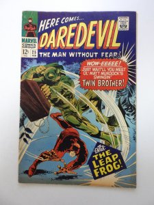 Daredevil #25 VG+ condition manufactured with one staple