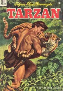 Tarzan (Dell) #55 VG ; Dell | low grade comic April 1954 52 Pages