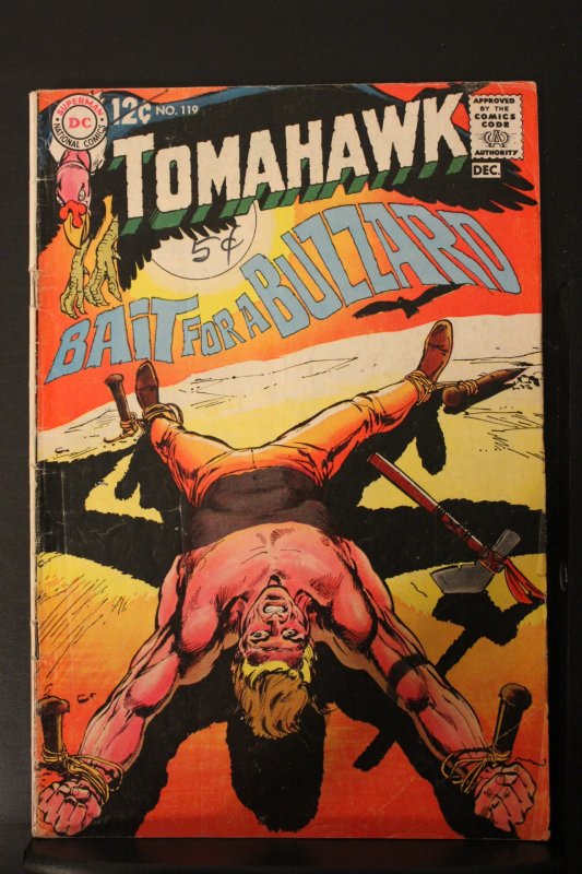 Tomahawk #119 (1968) Mid-Grade VG/FN Bait For Buzzard! Wow!