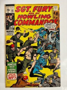 SGT. FURY & his HOWLING COMMANDOS 82 (Dec 1970) VG+ Stan Lee Dick Ayers Marvel