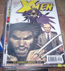 Uncanny X-Men comic # 443  ] June 2004, Marvel) wolverine + of darkest nights 2