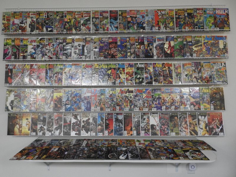 Huge Lot of 150+ Comics W/ Avengers, Hulk, Spider-Man Avg FN/VF Condition!