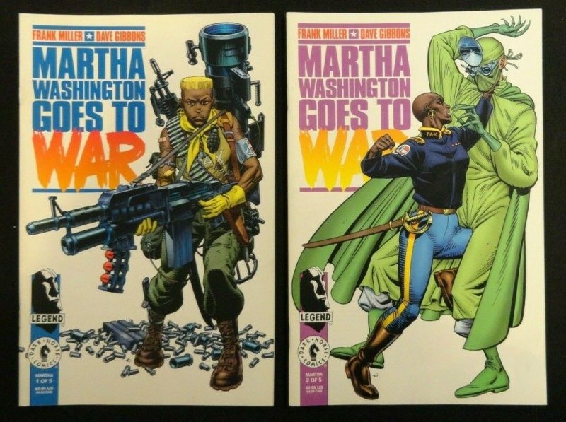 Marth Washington Goes To War #1-5 + Stranded In Space + Birthday + Martha Dies