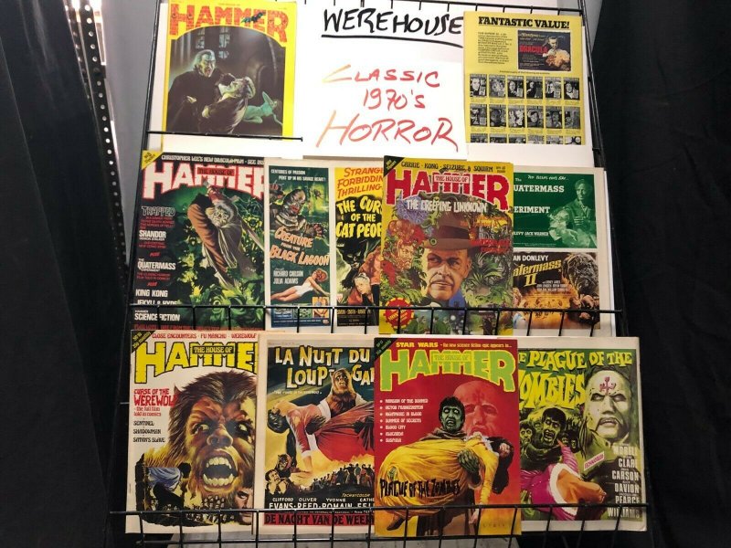 HOUSE OF HAMMER collection 8 diff 1970S HORROR Classics, Comic Adaptions