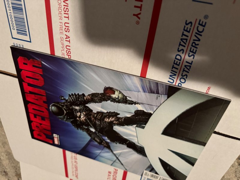 Predator #1 Finch Cover (2022) variant iron man's spine