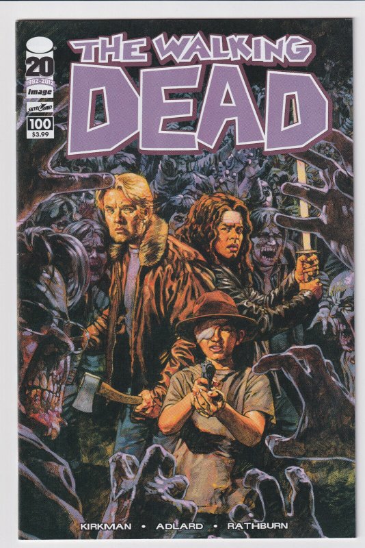 Image Comics! The Walking Dead #100! Cover E! First Negan! Great Book!